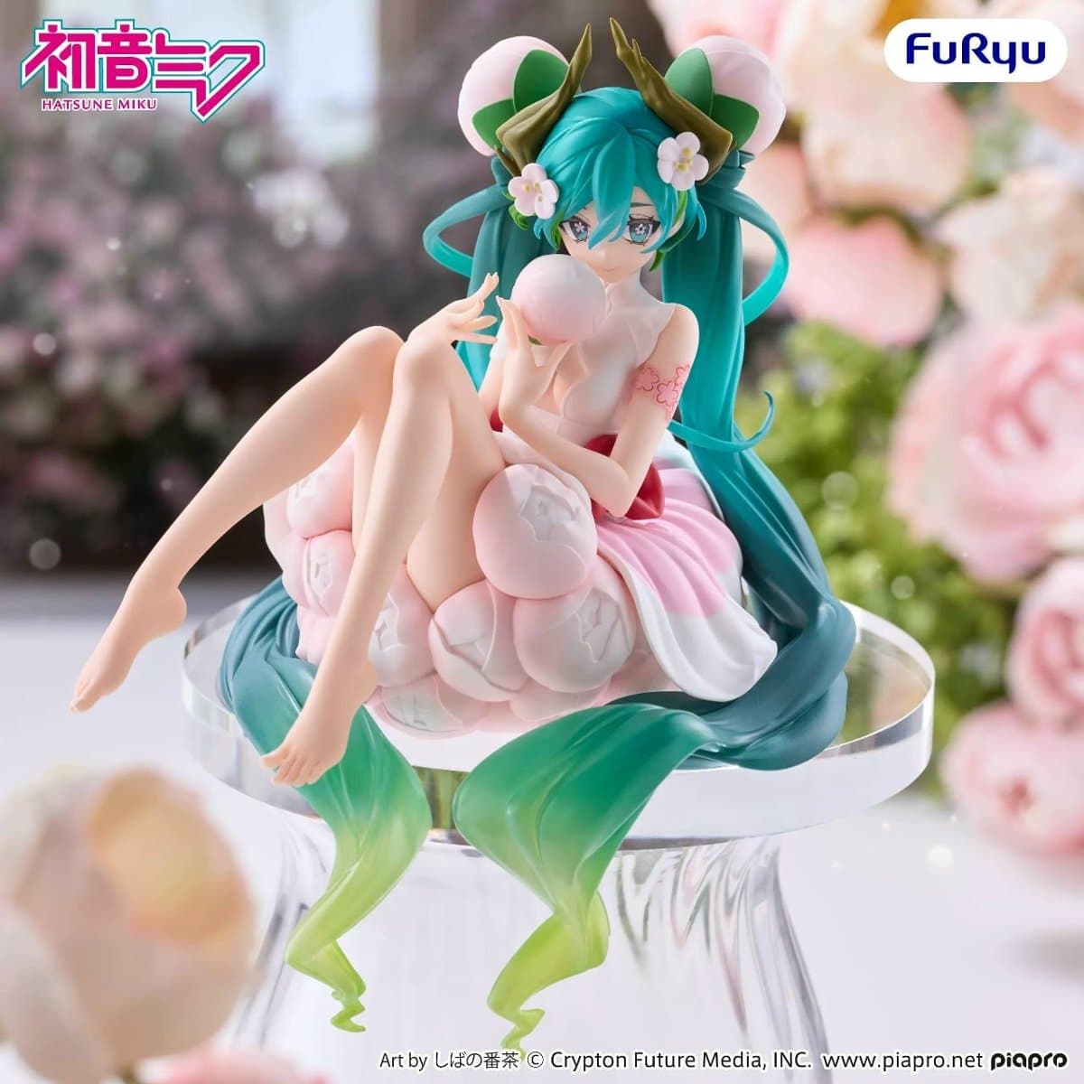 Vocaloid Hatsune Miku (Flower Fairy White Plum Blossom) Noodle Stopper Figure 3