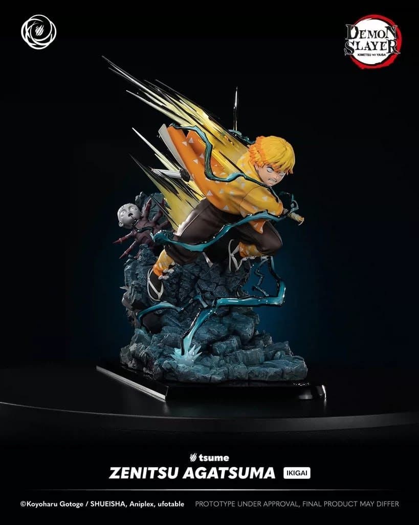 Demon Slayer: Kimetsu no Yaiba Ikigai Zenitsu Agatsuma 1/6 Scale Limited Editon Statue 3