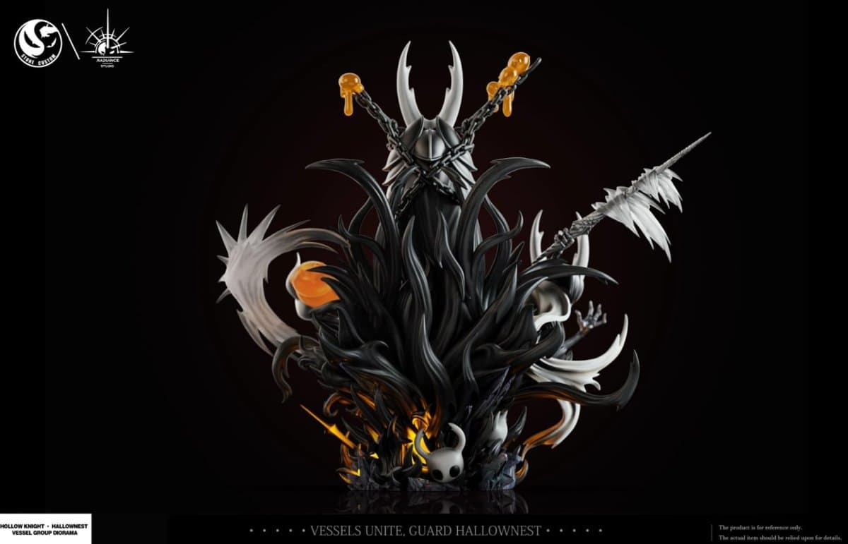 Broken Vessel / The Knight / Pure Vessel / The Pale King Statue 2