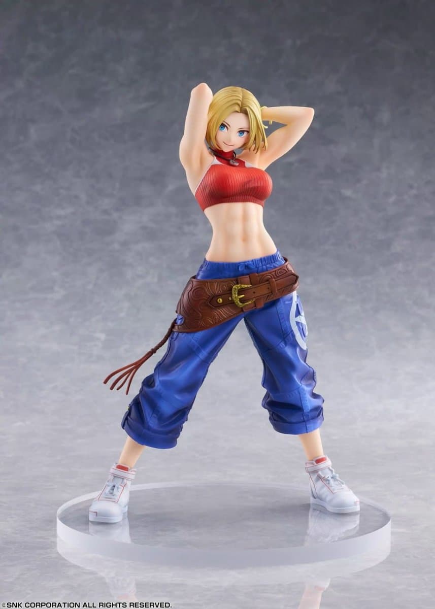 The King of Fighters XV - Blue Mary - Fighting Girls Collection - Golden Head - 1/7 1
