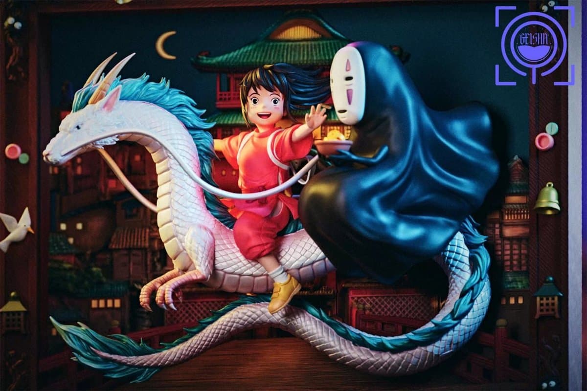 GEISHA Studio - Art Gallery Series 04 Chihiro Ogino X Haku X No-Face Spirited Away 3
