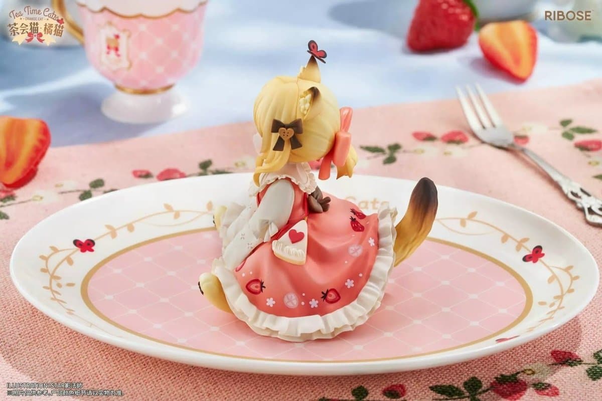 Original - Tea Time Cats - Orange Cat 3