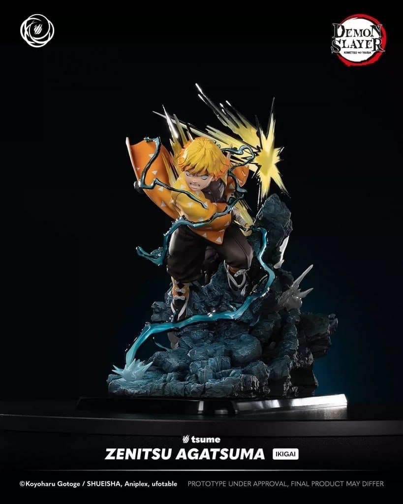 Demon Slayer: Kimetsu no Yaiba Ikigai Zenitsu Agatsuma 1/6 Scale Limited Editon Statue 2