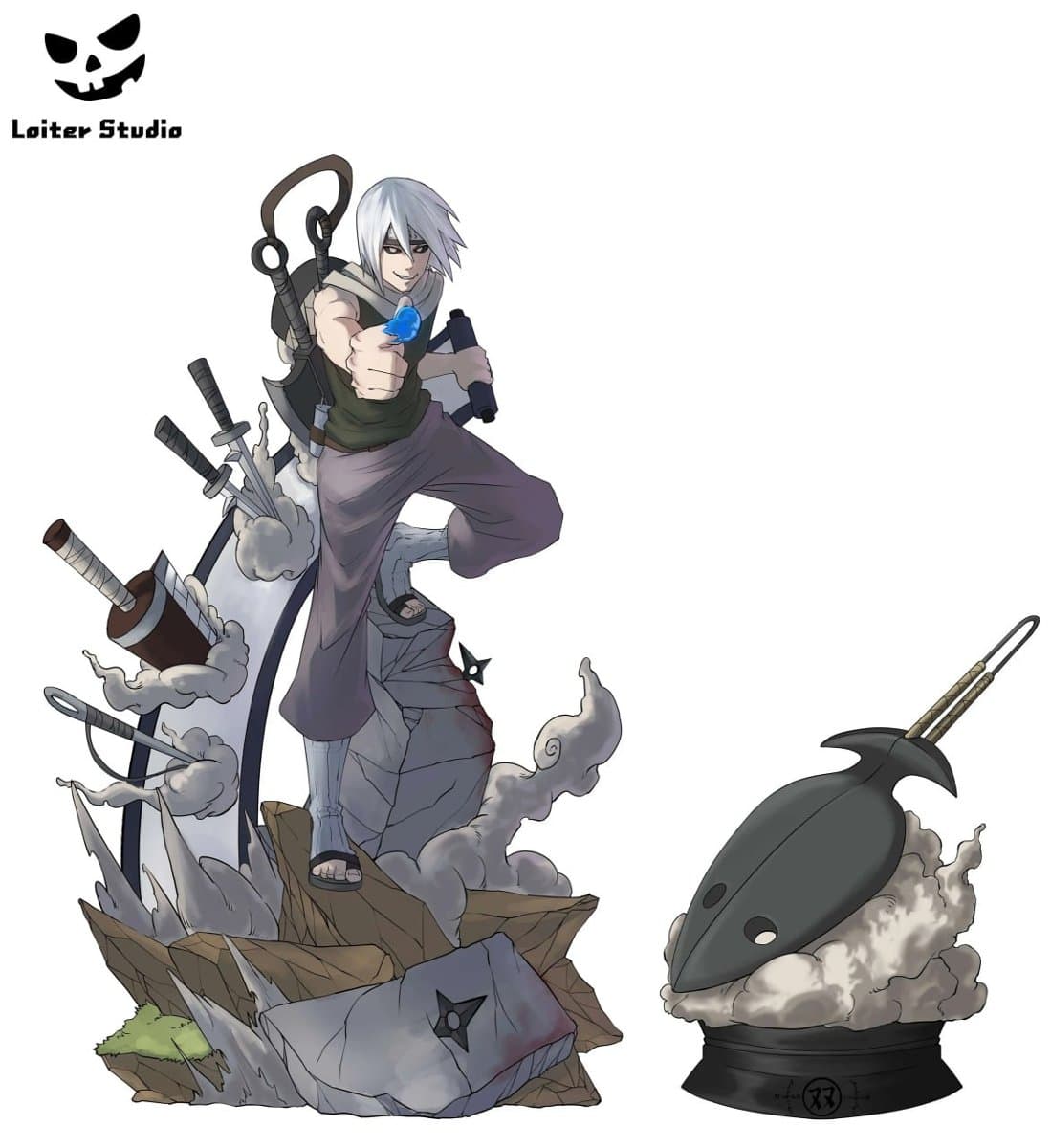 Loiter Studio 1/6 Ameyuri Ringo Naruto Statue и Loiter Studio 1/6 NARUTO Hozuki Mangetsu 2