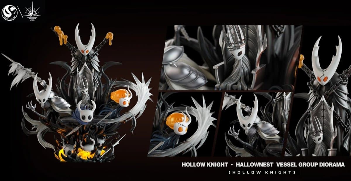 Broken Vessel / The Knight / Pure Vessel / The Pale King Statue 5