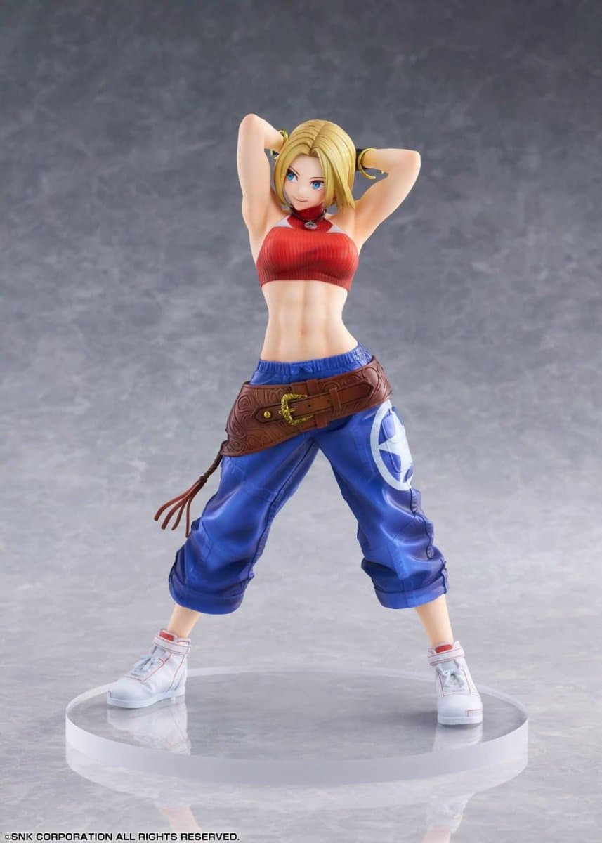 The King of Fighters XV - Blue Mary - Fighting Girls Collection - Golden Head - 1/7 2