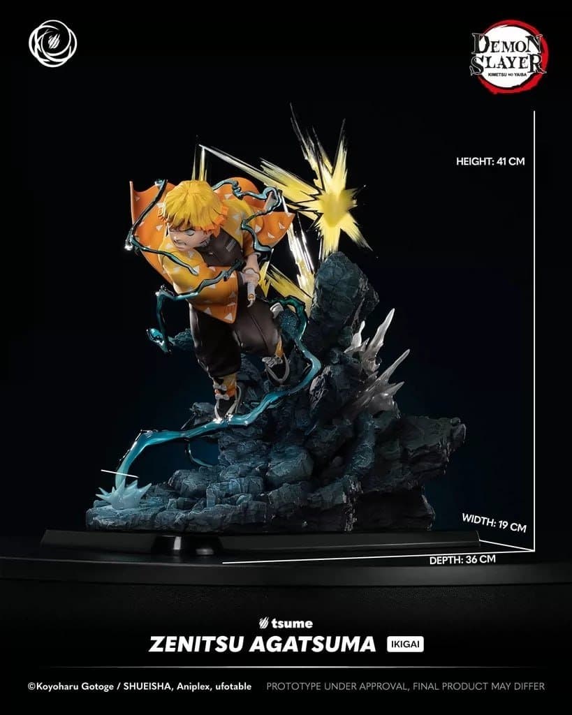 Demon Slayer: Kimetsu no Yaiba Ikigai Zenitsu Agatsuma 1/6 Scale Limited Editon Statue