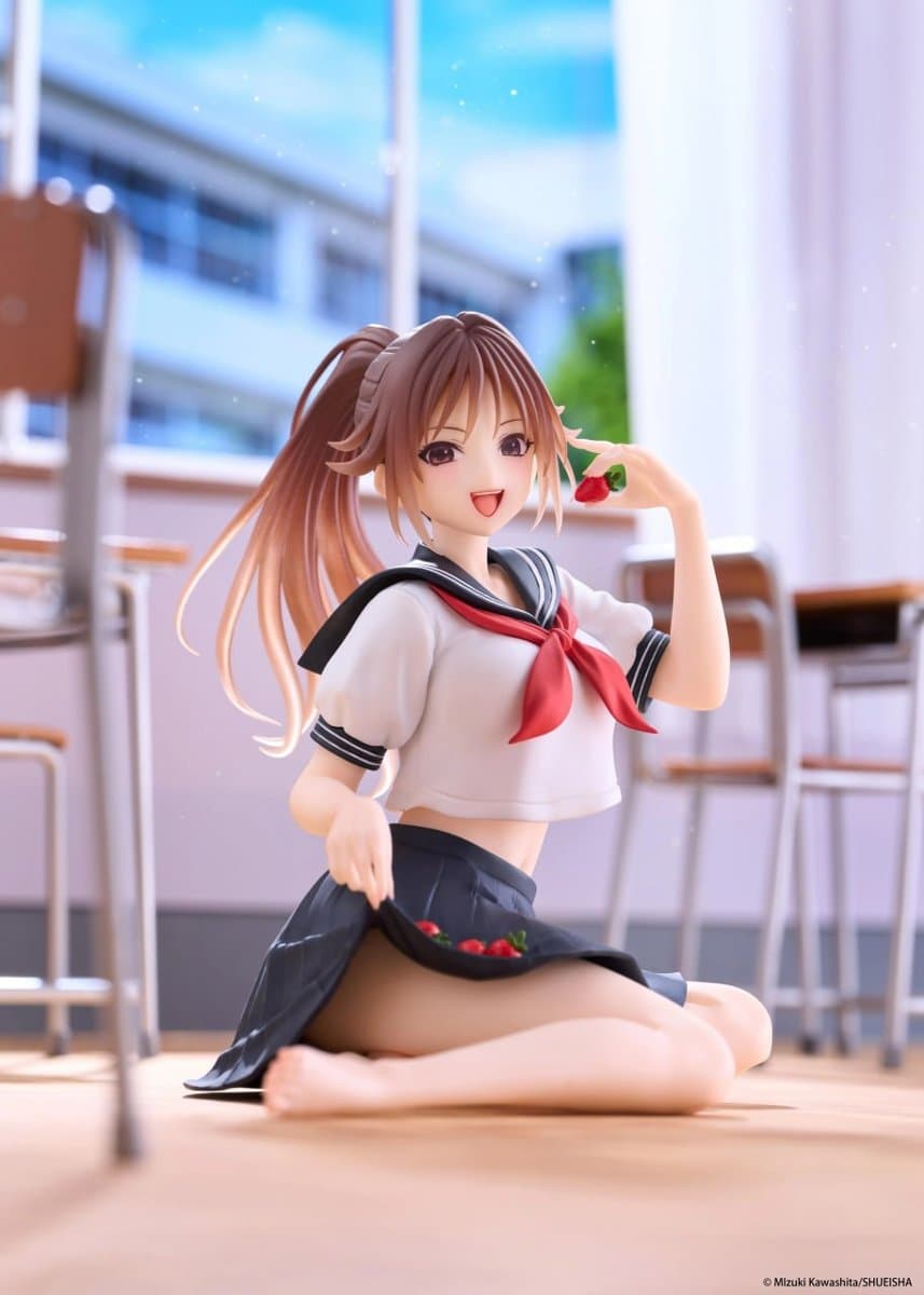 Strawberry 100% Desktop Cute Satsuki Kitaoji (School Uniform Ver.) Figure 1