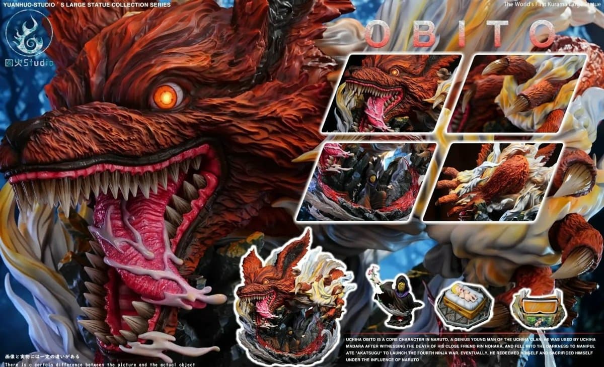 Naruto Shippuden Kyubi & Uchiha Obito Yuan Huo Studio 3