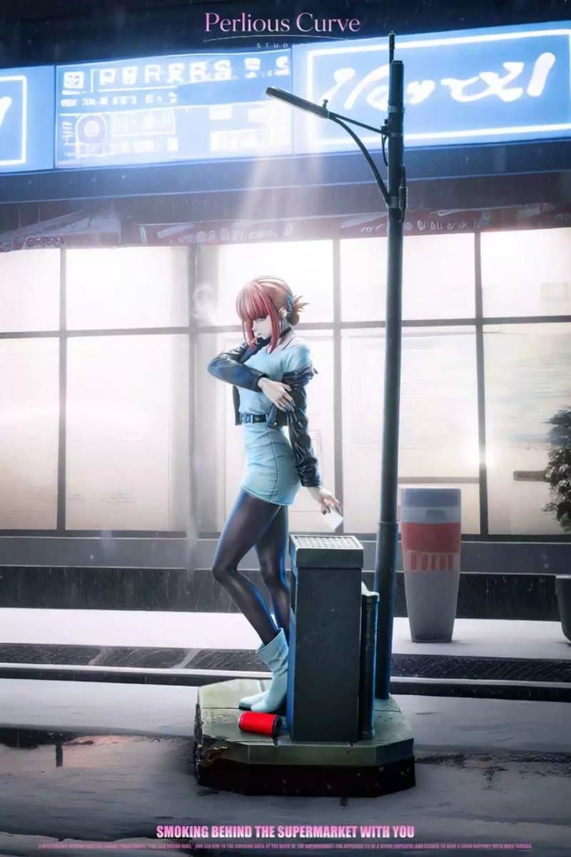 Perilous Curve Studio - Yamada Smoking Behind the Supermarket with You 1