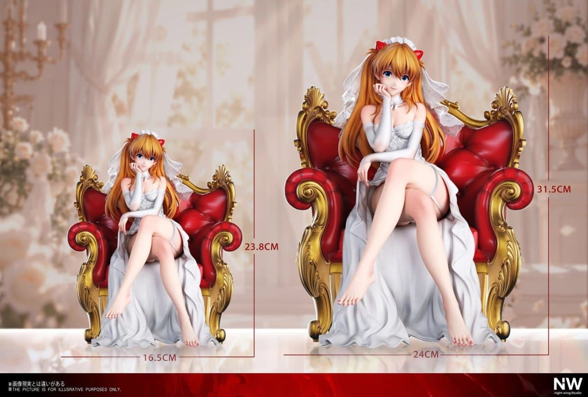 Night Wing Studio - Wedding Dress Asuka Langley Sohryu Neon Genesis Evangelion (1/6)