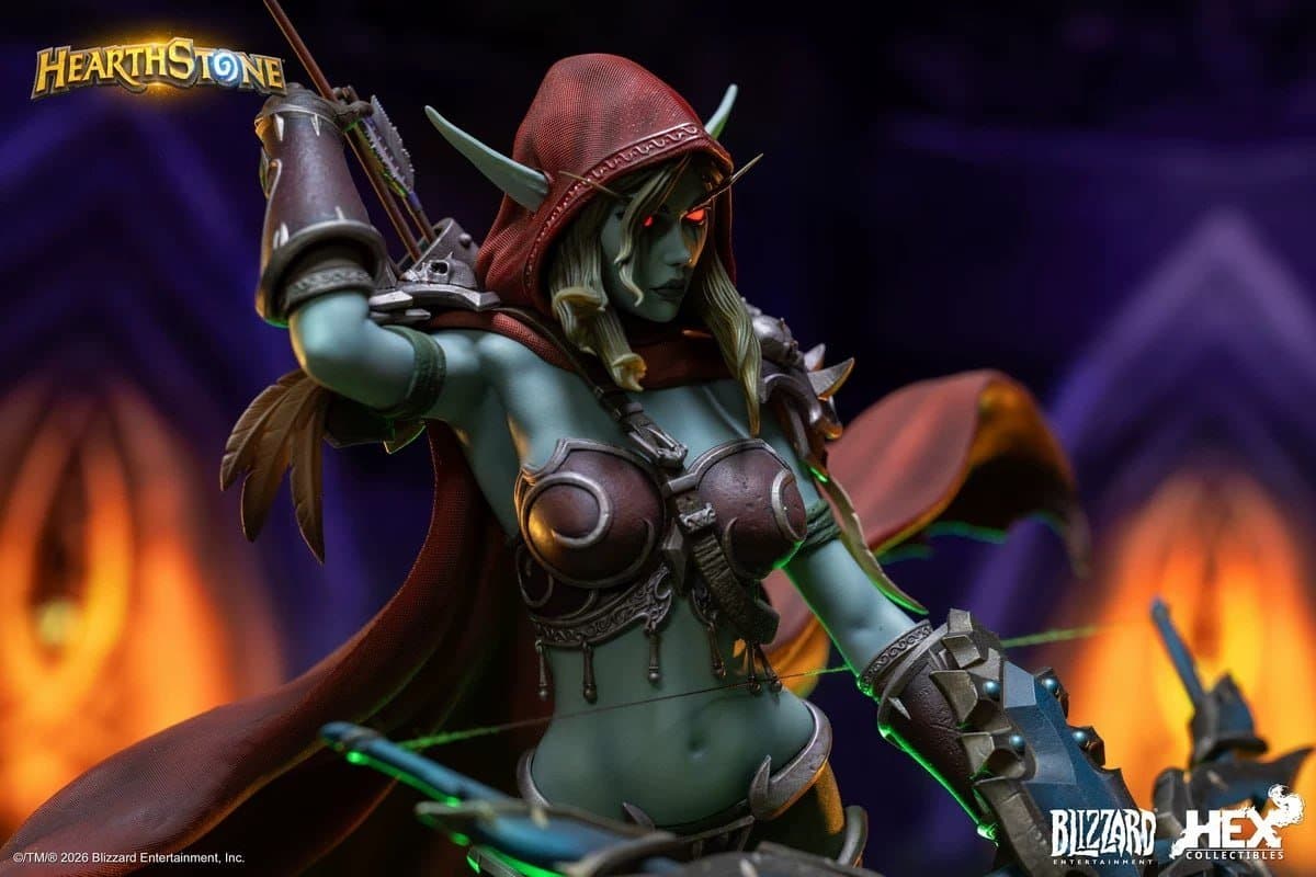 HEX Collectibles X Blizzard Entertainment - Hearthstone - Sylvanas Windrunner 1/6 Scale Statue HEXHS15 2