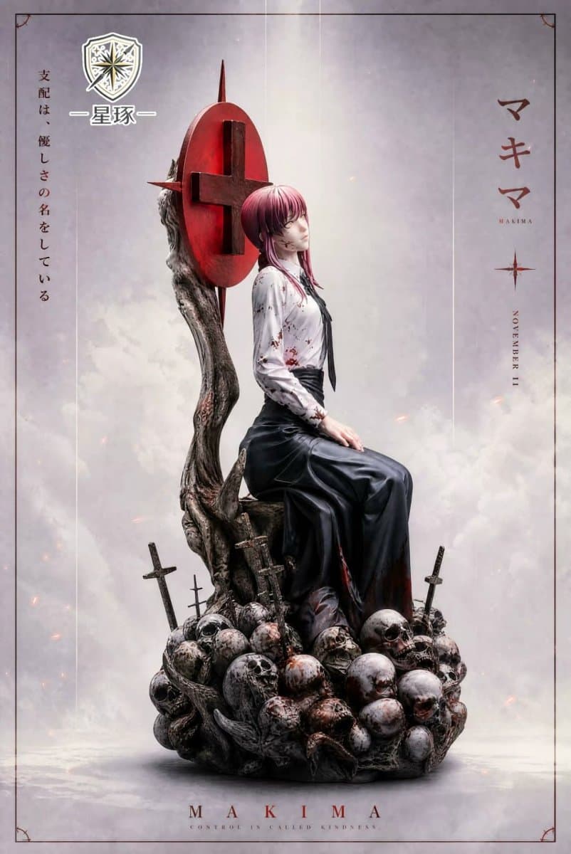 Makima Chainsaw Man Statue 3