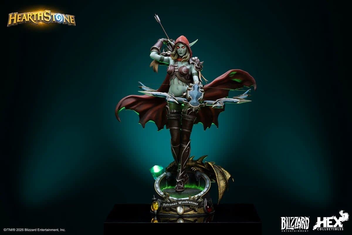 HEX Collectibles X Blizzard Entertainment - Hearthstone - Sylvanas Windrunner 1/6 Scale Statue HEXHS15