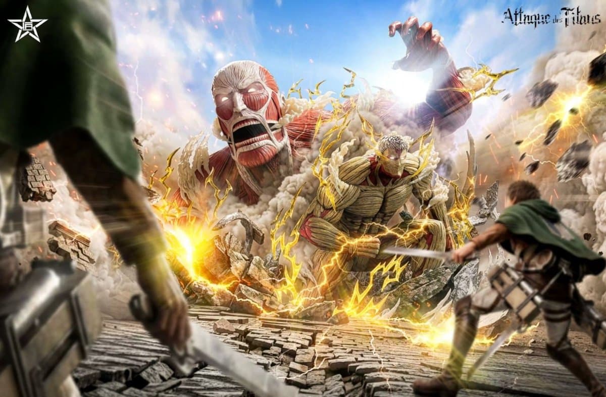 Craftsman Studio - Armored Titan X Colossal Titan Attack on Titan 1
