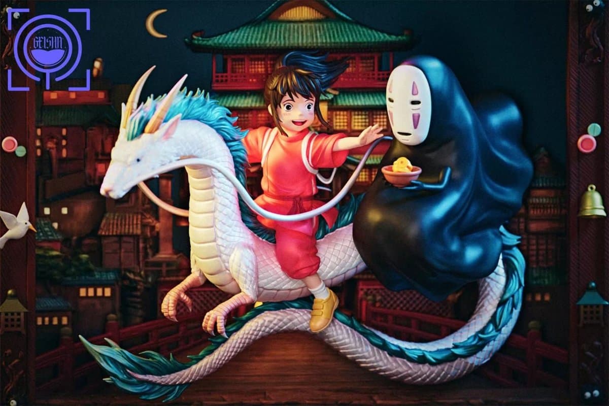 GEISHA Studio - Art Gallery Series 04 Chihiro Ogino X Haku X No-Face Spirited Away 4