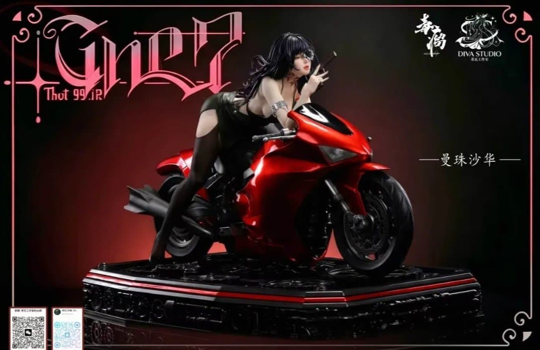 Original Character Spider Lily Motorcycle DIVA Studio