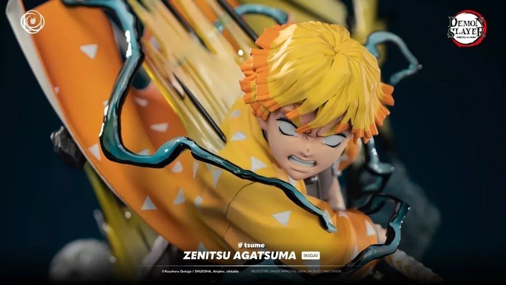 Demon Slayer: Kimetsu no Yaiba Ikigai Zenitsu Agatsuma 1/6 Scale Limited Editon Statue 5