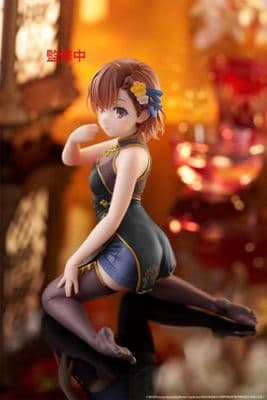 To Aru Kagaku no Railgun - Misaka Mikoto - Desktop Cute - Chinese Dress Ver. Blue миниатюра 3