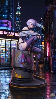 Lucy Kushinada Statue миниатюра 2