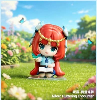 Genshin Impact Akademiya Poetry of Light and Shadow Series Chibi Figure Set Of 12 миниатюра 3