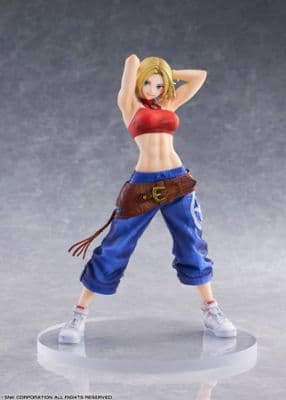 The King of Fighters XV - Blue Mary - Fighting Girls Collection - Golden Head - 1/7 миниатюра 1