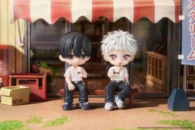 The Summer Hikaru Died Yoshiki & Hikaru Chibi Figure w/Diorama миниатюра 1