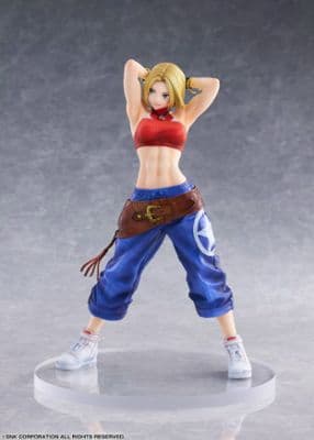 The King of Fighters XV - Blue Mary - Fighting Girls Collection - Golden Head - 1/7 миниатюра 2