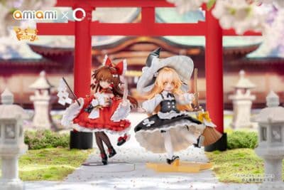 Reverse Palm Spirit Touhou Project Reimu Hakurei & Marisa Kirisame Complete Figure миниатюра 1
