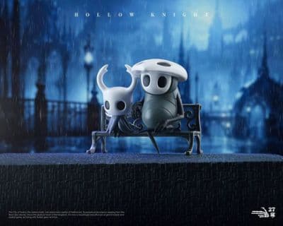 27abyss Studio - The Knight X Quirrel Quiet rain Hollow Knight миниатюра 2