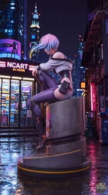 Lucy Kushinada Statue миниатюра 4