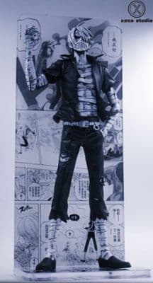 XOXO Studio - Sanji Black X White Manga Color One Piece миниатюра 1