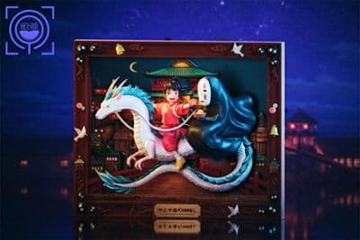 GEISHA Studio - Art Gallery Series 04 Chihiro Ogino X Haku X No-Face Spirited Away миниатюра 2