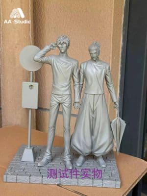 Jujutsu Kaisen Gojo & Geto Walking Together in the Rain AA Studio миниатюра 2