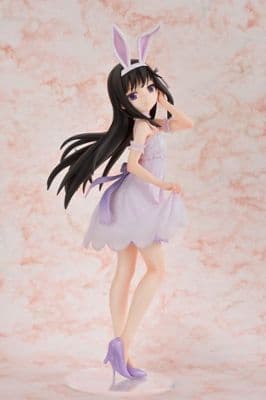 B-STYLE Movie Puella Magi Madoka Magica [New] The Rebellion Story Homura Akemi Rabbit Ears Ver. 1/4 Complete Figure миниатюра 1