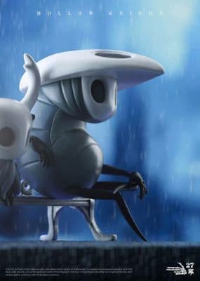 27abyss Studio - The Knight X Quirrel Quiet rain Hollow Knight миниатюра 4