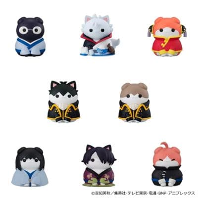 Gintama Mega Cat Project - Nyantama Complete Box of 8 Figures миниатюра 1