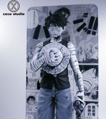 XOXO Studio - Monkey D. Luffy Black X White Manga Color One Piece миниатюра 2
