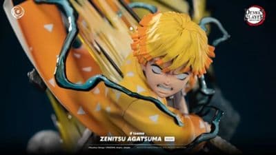 Demon Slayer: Kimetsu no Yaiba Ikigai Zenitsu Agatsuma 1/6 Scale Limited Editon Statue миниатюра 5