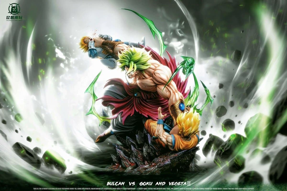 Dragon Ball Z Broly vs Goku & Vegeta V2 Yishou Stuido