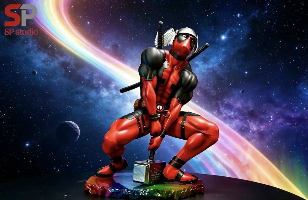 Marvel Deadpool Cosplay Thor 1