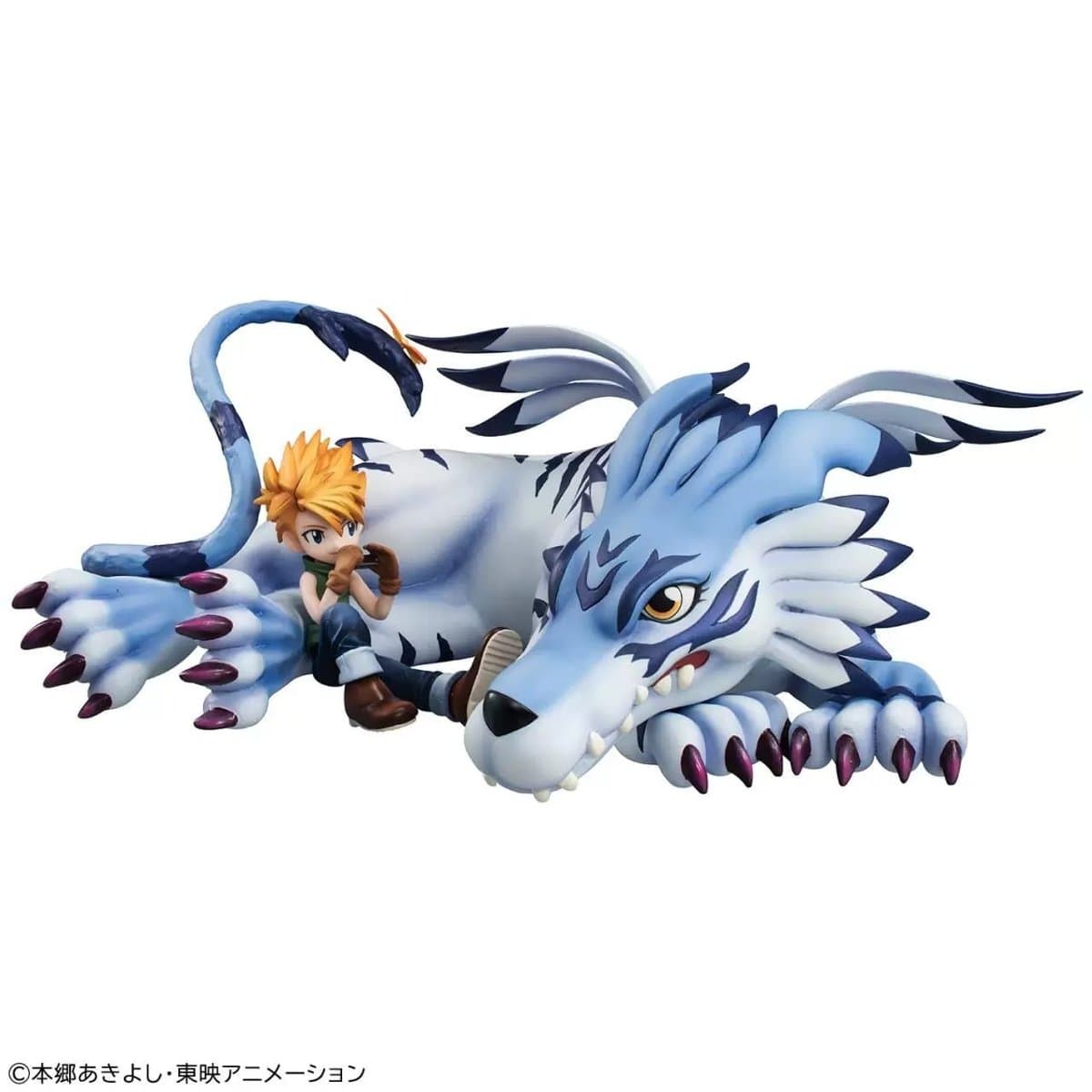 G.E.M. Series Digimon Adventure Garurumon & Yamato Ishida Complete Figure 2
