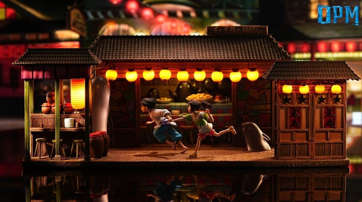 OPM Studio - Hayao Miyazaki Desktop Series 016 Running Spirited Away