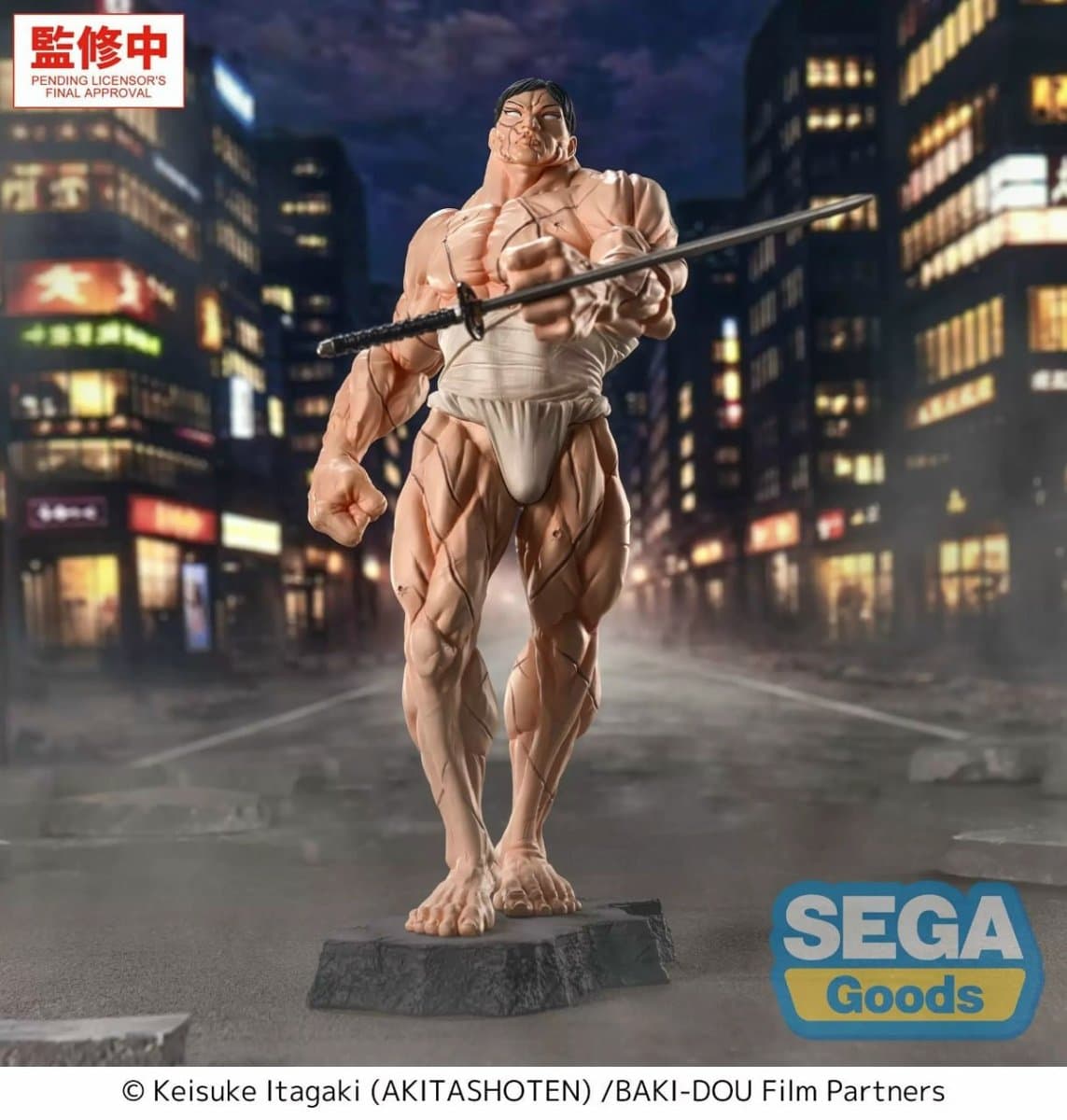 Baki the Grappler Luminasta Figure - Kaoru Hanayama