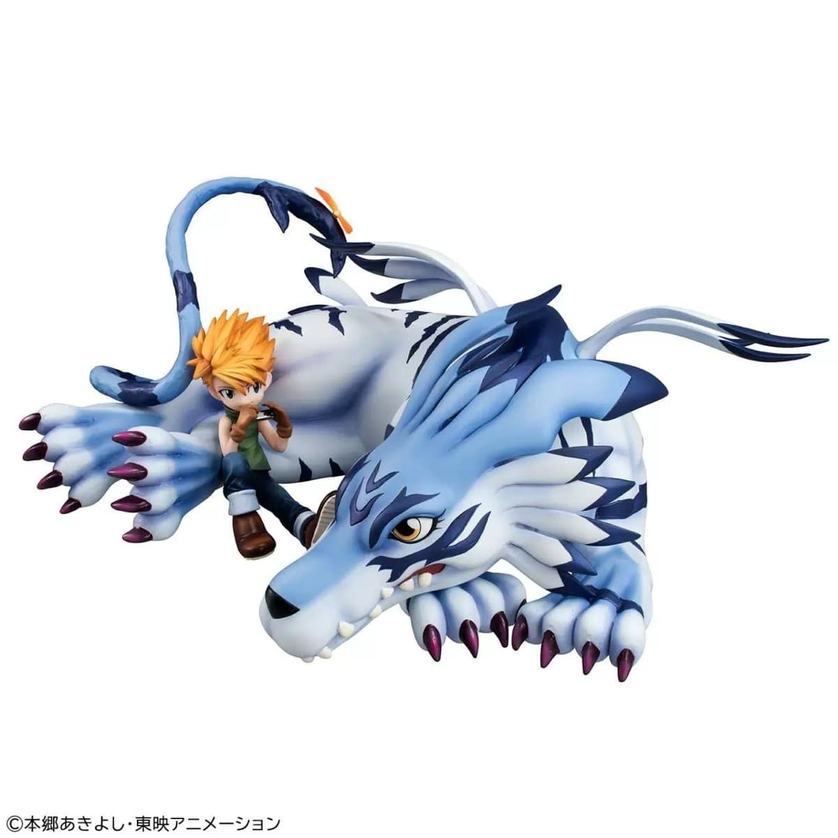 G.E.M. Series Digimon Adventure Garurumon & Yamato Ishida Complete Figure 1