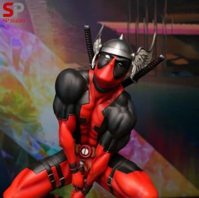 Marvel Deadpool Cosplay Thor миниатюра 2
