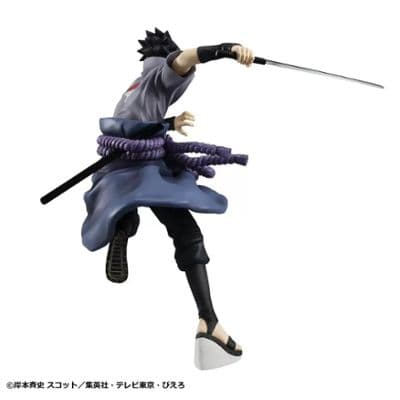 G.E.M. Series NARUTO Shippuden Sasuke Uchiha Shinobi World War Ver. Complete Figure миниатюра 2