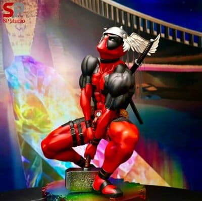 Marvel Deadpool Cosplay Thor миниатюра 4