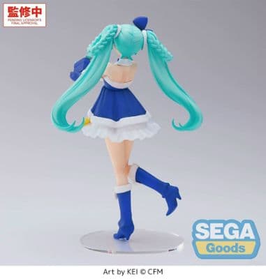 Vocaloid - Hatsune Miku - High Premium Figure - Sapphire Christmas Ver. миниатюра 5