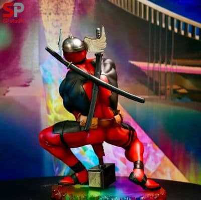 Marvel Deadpool Cosplay Thor миниатюра 5